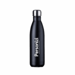 Garrafa squeeze inox 750ml personalizada com logo. Brinde resistente e sofisticado para ações promocionais e eventos corporativos.