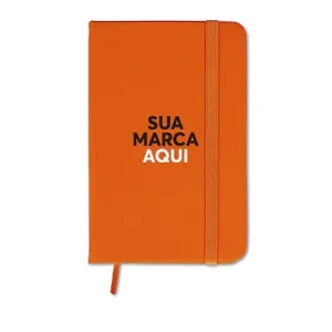Caderneta Emborrachada Com Elastico 9x14cm Personalizado 2