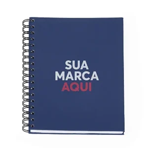 Caderno Emborrachado 15x22cm Personalizado