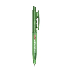 Caneta Plastica Modelo 2 Personalizada Verde