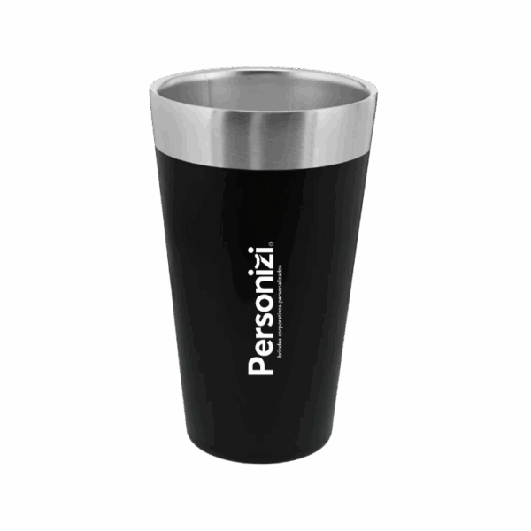 Copo térmico inox 473ml personalizado. Brinde elegante e funcional para ações promocionais e eventos corporativos.