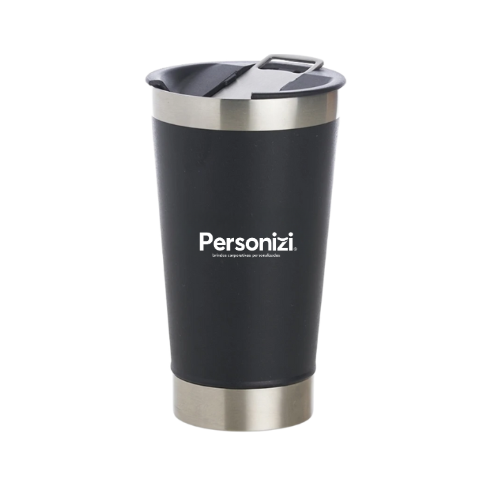 Copo térmico inox 500ml personalizado. Brinde elegante e funcional para ações promocionais e eventos corporativos.