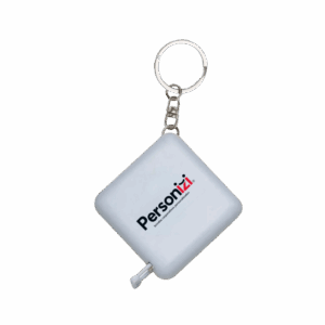 Chaveiro fita métrica personalizado — brinde funcional e criativo com logo, ideal para eventos, campanhas promocionais e ações institucionais.