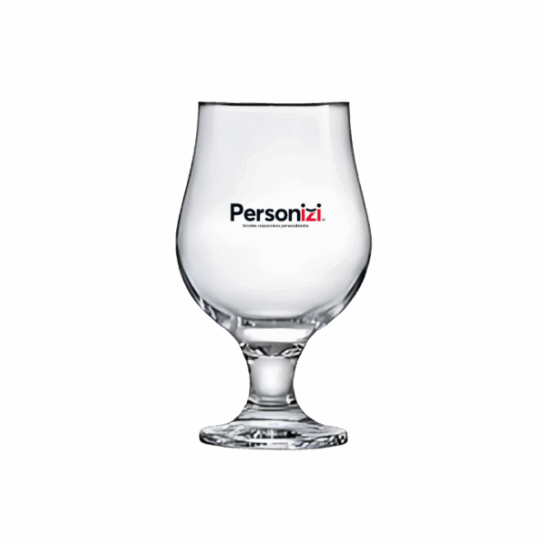 Taça Beer Master 380ml com logo. Brinde personalizado ideal para ações promocionais, eventos corporativos e celebrações com cerveja.