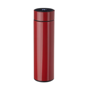 Garrafa Termica Com Display Led Personalizada Vermelho