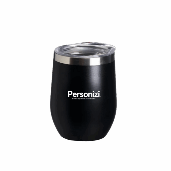 Copo inox parede dupla 320ml personalizado. Brinde térmico elegante e funcional para ações promocionais e eventos corporativos.