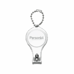 Chaveiro abridor 3 em 1 personalizado — brinde compacto com abridor, cortador e lixa para campanhas promocionais e eventos corporativos.