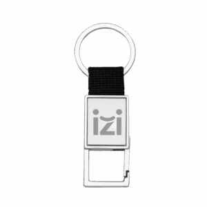 Chaveiro metal mosquetão personalizado — brinde prático e resistente com logo, ideal para campanhas promocionais e ações corporativas.