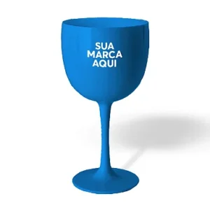 Taca De Gin Acrilico Fosco Branco E Colorido Personalizada Vermelho 2