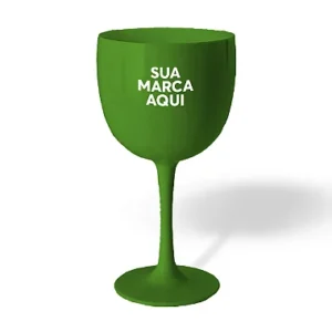 Taca De Gin Acrilico Fosco Branco E Colorido Personalizada Vermelho 6