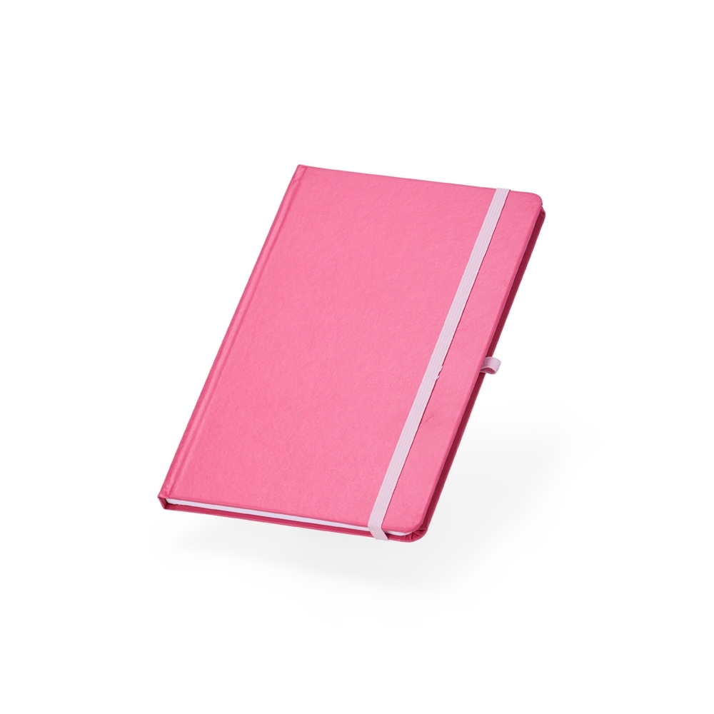 Caderneta de Couro Sintético 21x14cm Com Pauta Personalizada Mod2