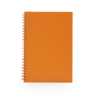 Caderno A5 Plastico Com Pauta 21x15cm Personalizado