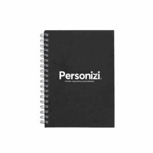 Caderno capa kraft personalizado com sua marca, ideal para ações promocionais e brindes corporativos sustentáveis. Personalize com silk (uma cor). Um brinde criativo, ecológico e funcional.