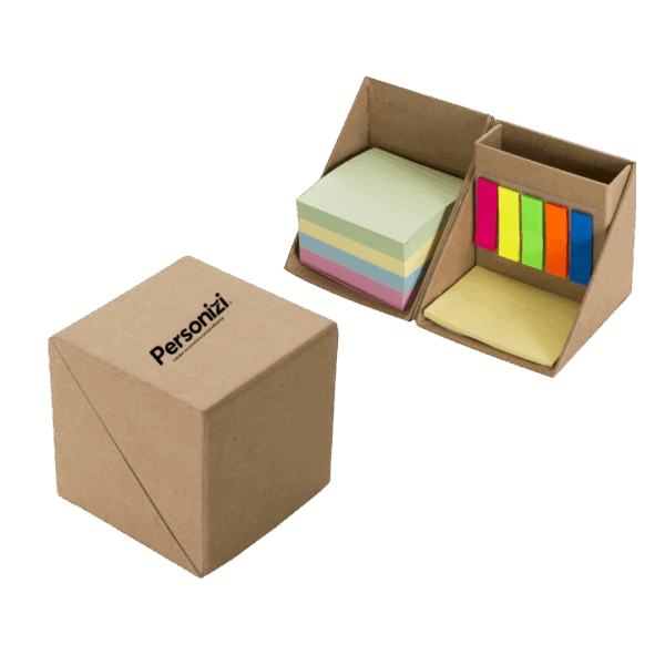 Bloco cubo 9x9 cm – brindes personalizados úteis e compactos para divulgar sua marca em eventos e ações corporativas.