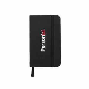 A Caderneta Emborrachada Sem Pauta 13x8cm Personalizada é um brinde corporativo elegante, versátil e perfeito para ideias, esboços e anotações criativas.