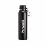 Garrafa térmica inox 1L com alça e personalização. Kit com 10 unidades ideal como brinde corporativo para eventos, ações e campanhas institucionais.