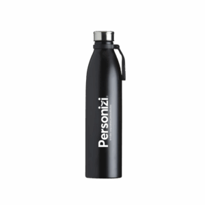 Garrafa inox 1,1L personalizada com logo. Brinde resistente, térmico e sofisticado para eventos, ações promocionais e uso diário.