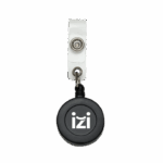 Porta crachá personalizado com logo — brinde corporativo útil e prático para eventos, ações promocionais e uso diário em empresas.