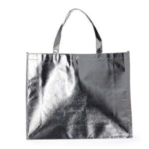 Sacola TNT Metalizada 40x50cm Personalizada - Azul