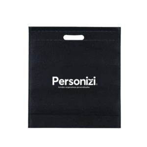 Sacola TNT sem alça 35x38cm personalizada com logo. Brinde leve e econômico para eventos, feiras e campanhas promocionais.