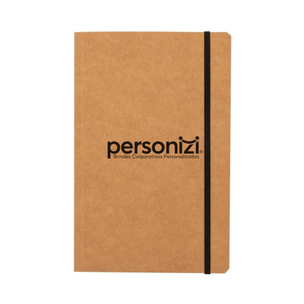 Caderneta Kraft 14x21 Com Pauta Personalizada