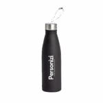 Garrafa inox 800ml Mod. 3 personalizada com logo. Brinde resistente, funcional e elegante para eventos, ações promocionais e bem-estar.
