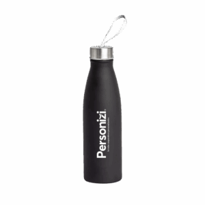 Garrafa inox 800ml Mod. 3 personalizada com logo. Brinde resistente, funcional e elegante para eventos, ações promocionais e bem-estar.