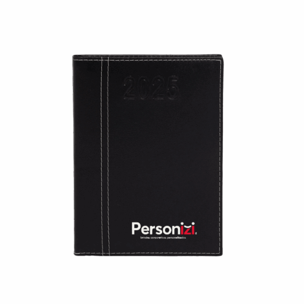 A Agenda Diária Mod.2 2025 Personalizada é o brinde corporativo ideal para empresas que valorizam presença, organização e visibilidade de marca.
