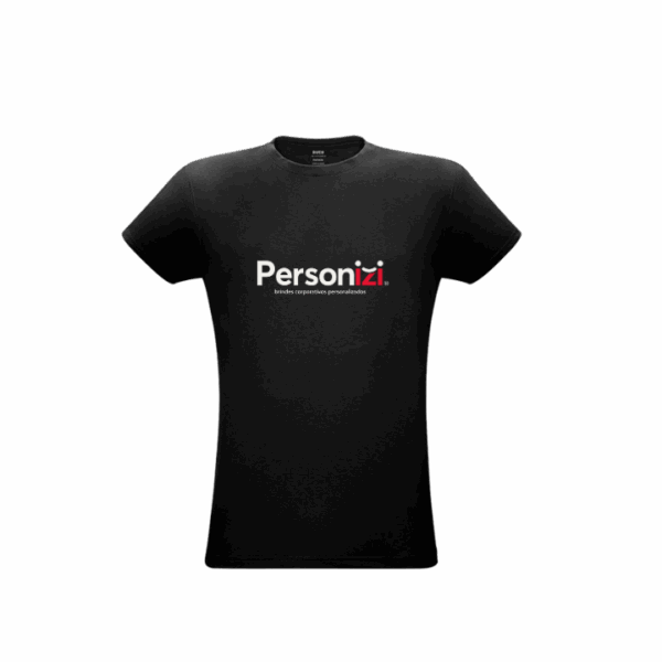 A Camiseta Masculina Gola Redonda Algodão Personalizada é um brinde corporativo prático, ideal para eventos promocionais, uniformes e ações de marca.