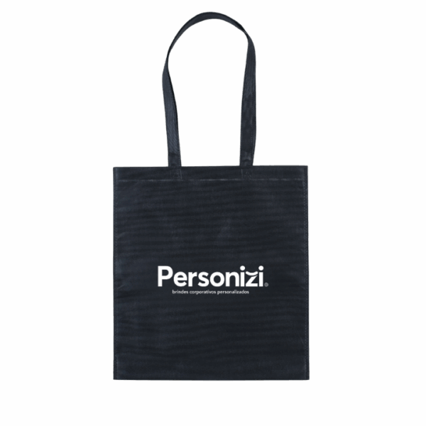 Sacola TNT com alça 41×37 cm personalizada com logo. Brinde prático e leve para eventos, feiras e ações promocionais.