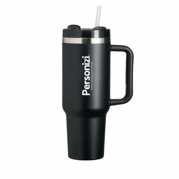 Caneca térmica personalizada 1,2L. Brinde de grande capacidade e alta utilidade para eventos e campanhas corporativas.