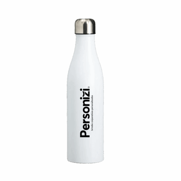 Garrafa térmica inox 800ml com personalização. Brinde corporativo ideal para eventos, campanhas promocionais e ações institucionais com alto impacto.