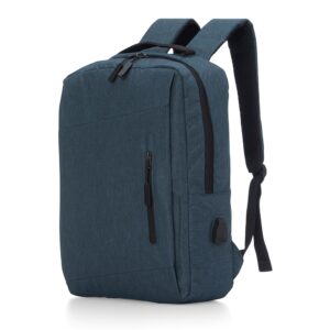 Mochila de Nylon USB 21L Personalizada Mod.2 - Azul
