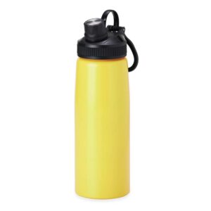 Squeeze Inox 900ml Personalizado - Amarelo