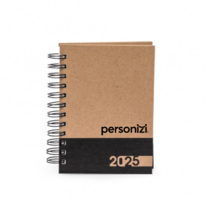 Agenda Diária kraft 2025 Personalizada