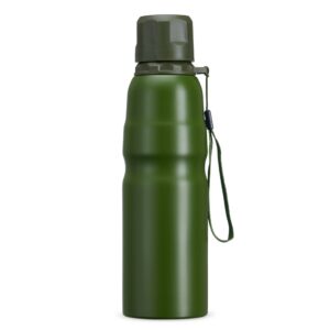 Garrafa Inox 800ml Mod.4 Personalizada - Verde Militar