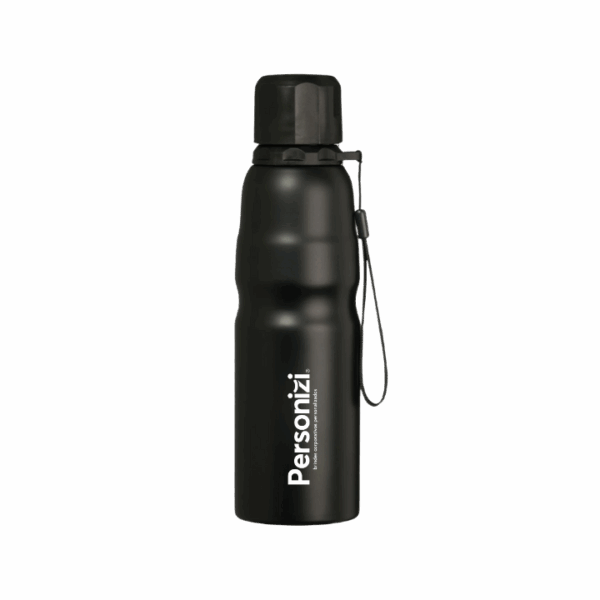 Garrafa inox 800ml Mod. 4 personalizada com logo. Brinde elegante e resistente para ações promocionais, eventos e bem-estar corporativo.