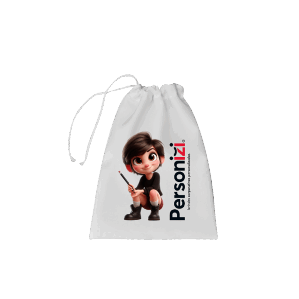 Saquinhos em Oxford 15×20 com logo. Brindes personalizados ideais para eventos, kits promocionais e ações corporativas.