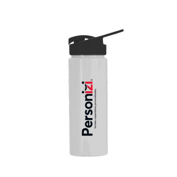Squeeze plástico 550ml personalizado com logo. Brinde corporativo leve e funcional, ideal para ações promocionais, feiras e eventos internos.