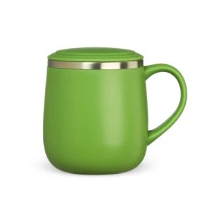 Caneca Parede Dupla 370ml Personalizada - Verde Limão