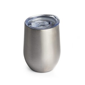 Copo Inox Parede Dupla 320ml Personalizado - Branco