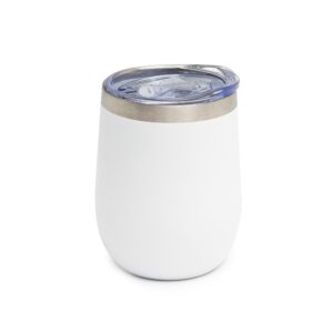 Copo Inox Parede Dupla 320ml Personalizado - Branco
