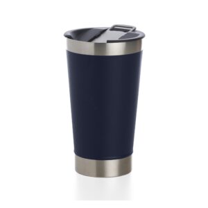 Copo Térmico Inox Com Tampa 500ml Personalizado - Azul