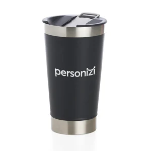 Copo Térmico Inox Com Tampa 500ml Personalizado - Azul
