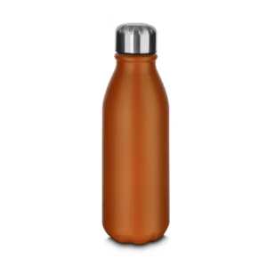 Garrafa Alumínio 600ml Personalizada - Laranja
