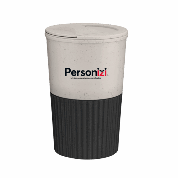 Copo plástico de 400ml com logo, ideal como brindes personalizados para ações promocionais, eventos e campanhas corporativas.