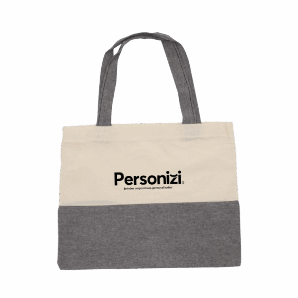 Sacola ecológica de algodão 32x40cm personalizada com logo. Brinde sustentável e funcional para eventos, ações promocionais e feiras.