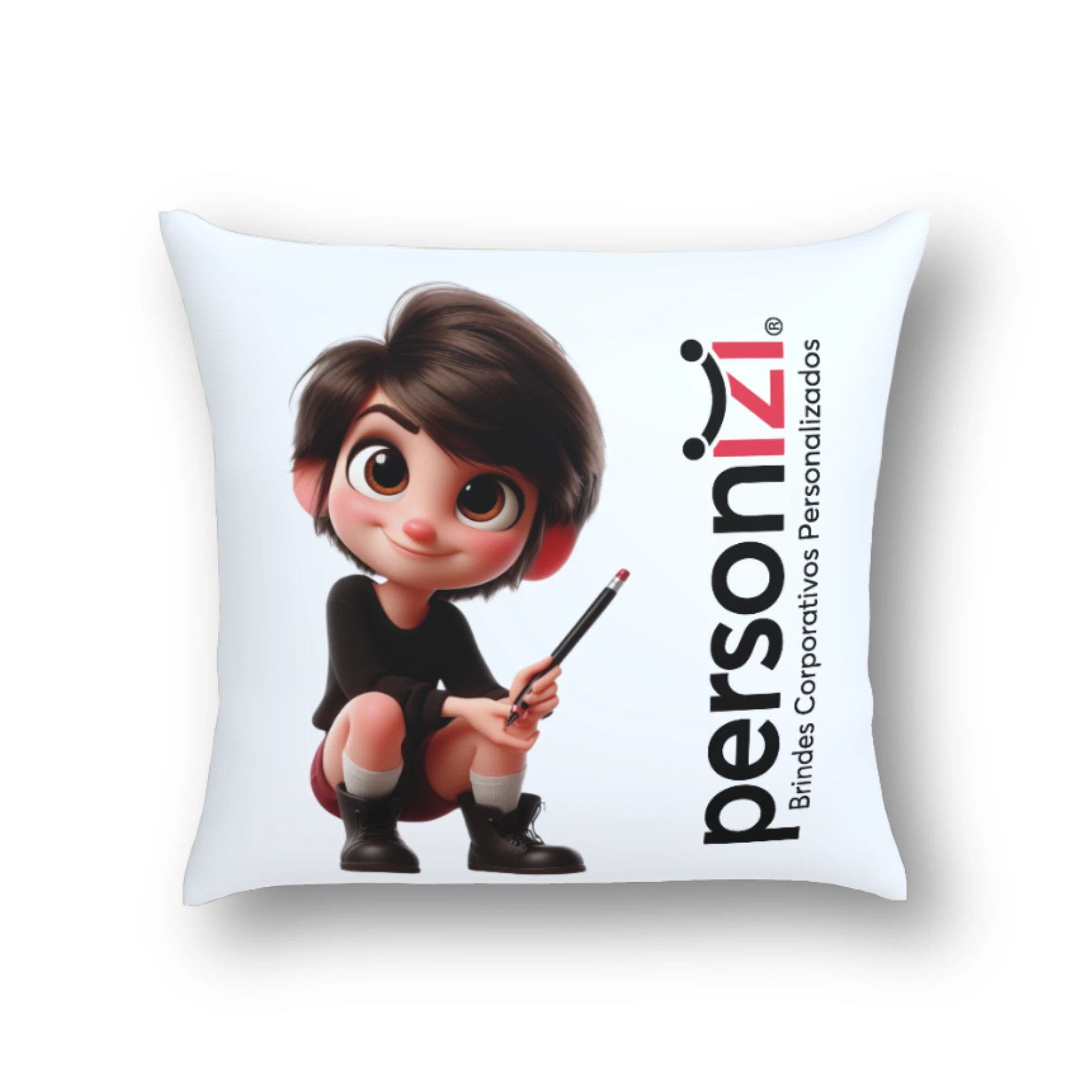 Almofada Com Enchimento Personalizada em Poliéster 40x40cm