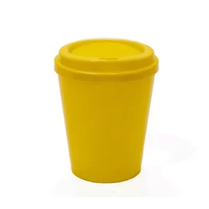 Copo Bucks Com Tampa 250ml Personalizado - Amarelo