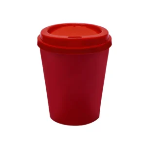 Copo Bucks Com Tampa 250ml Personalizado - Vermelho